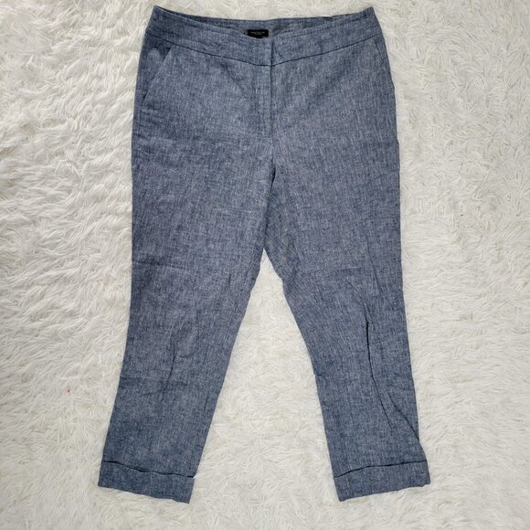 Ann Taylor Factory Linen Blend Pants - Size 8 - Picture 10 of 10